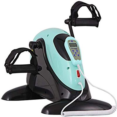 LUNEZY Therapy and Rehab Bike Pedal Motorized Trainer for Handicap, Electric Pedal Exerciser - Arm/Leg Exercise Cycling Trainer Stationary (Motorized Electric Pedal Exerciser)
