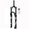 HSQMA 26/27.5/29 Inch Disc Brake Mountain Bike Suspension Fork Travel 160mm Air Fork Rebound Adjust 1-1/8'' Straight Front Fork Manual Lockout Quick Release 9mm view 1