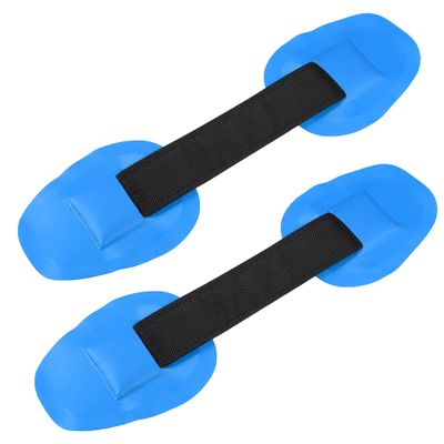 X AUTOHAUX 2pcs Universal PVC Strap Handle Patches Carry Grab Handle for Paddle Board Inflatable Boats Canoe Kayak Seat Strap Handle Blue
