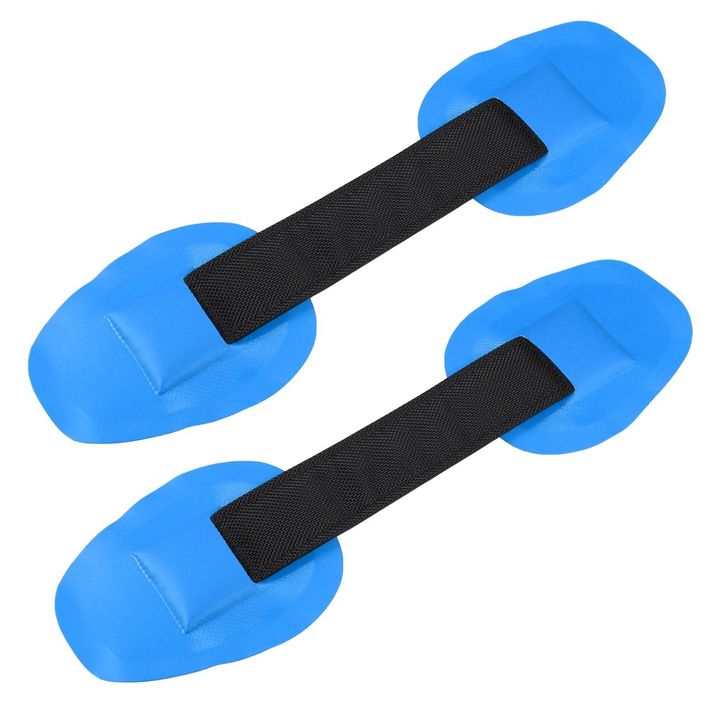 X AUTOHAUX 2pcs Universal PVC Strap Handle Patches Carry Grab Handle for Paddle Board Inflatable Boats Canoe Kayak Seat Strap Handle Blue