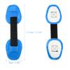X AUTOHAUX 2pcs Universal PVC Strap Handle Patches Carry Grab Handle for Paddle Board Inflatable Boats Canoe Kayak Seat Strap Handle Blue view 4