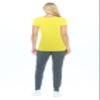 Natural Uniforms Women's Short Sleeve Round-Neck T-Shirt Under Scrub (Yellow, Large) view 3