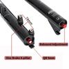 HSQMA 26/27.5/29 Inch Disc Brake Mountain Bike Suspension Fork Travel 160mm Air Fork Rebound Adjust 1-1/8'' Straight Front Fork Manual Lockout Quick Release 9mm view 3