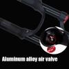 HSQMA Mountain Bike Suspension Fork 26/27.5/29 Inch Travel 100mm Bike Air Fork 1-1/8'' Straight/Tapered Front Fork QR 9mm Rebound Adjust Manual Lockout view 4