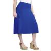 CTC WB1105 Womens Lightweight Fold Over Flared Midi Skirt XXL Royal_Brite view 1