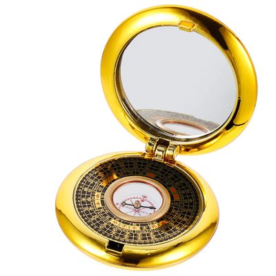 1pc Feng Shui Compass Round Pocket Compass for Camping Hiking and Outdoor Use High Precision Traditional Markings Compact and Portable Design