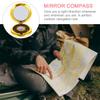 1pc Feng Shui Compass Round Pocket Compass for Camping Hiking and Outdoor Use High Precision Traditional Markings Compact and Portable Design view 2