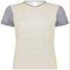 Augusta Sportswear Womens Ladies Gameday Vintage Ringer Tee T-Shirt, Birch/Grey Heather, Small US view 2