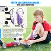Shin Guards Soccer Youth Shin Pads for Kids Girls Boys Toddler Child EVA Cushion Protection Reduce Shocks Injurie Calf Protective Gear Suitable for 4 5 6 7 8 9 10 11 12 Years Old view 3