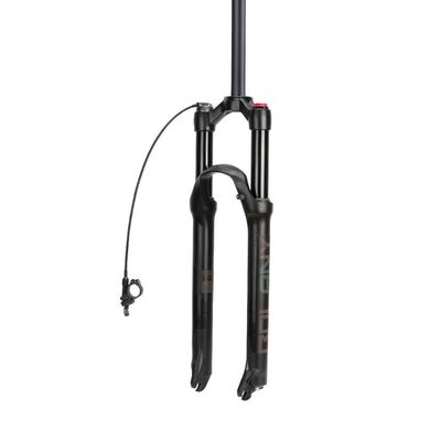Jejy 26/27.5/29 MTB Suspension Air Fork, Bicycle Accessories Front Fork, Ultralight Magnesium Alloy Outdoor Threadless Steerer (Color : Straight Remote Lockout, Size : 29inch)