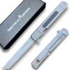 TACTICAL GEARZ Titanium Pocket Knife for EDC, Solid Tc4 Titanium Handle, D2 Steel Tanto Blade, Includes Sheath (Tatsu ST) view 1