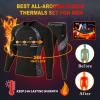 MeetHoo Men's Thermal Underwear Set Sport Long Johns Base Layer Bottom Top for Skiing Running Green view 2