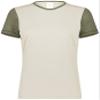 Augusta Sportswear Womens Ladies Gameday Vintage Ringer Tee T-Shirt, Birch/Olive Heather, Medium US view 2