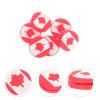 INOOMP 6pcs Tennis Racquet Dampeners Natural Rubber Tennis Racket Damper Absorber National Flag Vibration Dampeners for Tennis Racket view 3