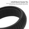 Scooter Tire, 6.5x45 Electric Scooter Solid Tire Impact Resistance Replacement Rubber Tire for Different Roads view 4