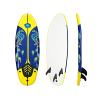 Surfboard 6ft 3 Fins-Shortboard Slick Bottom/Removable for Kids and Light Weight Adults view 1
