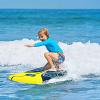Surfboard 6ft 3 Fins-Shortboard Slick Bottom/Removable for Kids and Light Weight Adults view 2