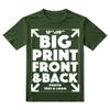 Xiovio Customize Large Print Area | Custom Personalized T-Shirts Adult Tee Add Your Text Image Photo | MilitaryGreen S view 3