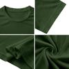 Xiovio Customize Large Print Area | Custom Personalized T-Shirts Adult Tee Add Your Text Image Photo | MilitaryGreen S view 4