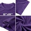 Xiovio Customize Large Print Area | Custom Personalized T-Shirts Adult Tee Add Your Text Image Photo | Purple XS view 4