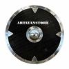 ARTIZANSTORE Medieval Black Round Shield Viking Shield Cosplay Battle Ready Shield Fully Functional Shield for Battle for Soldier/Warrior Shield view 1