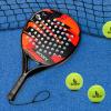IANONI Paddle Tennis Racket Carbon Fiber Surface with EVA Memory Flex Foam Core Padel Tennis Racquets (RED-2) view 3