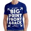 Xiovio Customize Large Print Area | Custom Personalized T-Shirts Adult Tee Add Your Text Image Photo | Royal M view 1