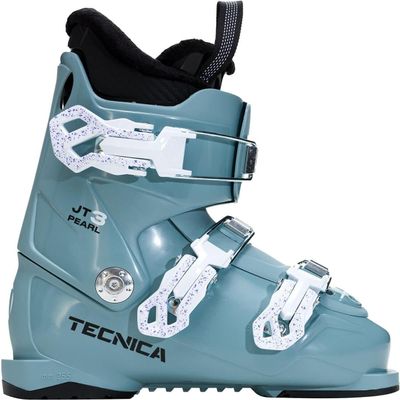 Tecnica JT 3 Pearl Junior Kid's Downhill Ski Boot, Light Blue, 26.5