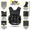 9 pod Paintball/Tactical Vest with Barrel Pouch and Neck protector Unisex Combat vest with Adjustable Sides and Shoulder to Fit all view 4