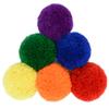 FLYIO 12-Pack 4'' Yarn Sport Balls/Soft Fleece Balls (Rainbow Pack) view 2