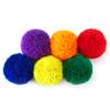 FLYIO 12-Pack 4'' Yarn Sport Balls/Soft Fleece Balls (Rainbow Pack) view 3
