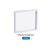 MECCANIXITY Floating Frame Display Holder Stand 3D Jewelry Display Box 7.09 x 7.09 x 0.79 inch White for Ring Necklace Bracelet Earring Pack of 3 view 3