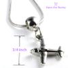 Airplane Necklace - Flight Attendant Gifts Necklace Charms for Necklaces and Gifts for Flight Attendants a Great Travel Necklace or Aircraft Necklace Plane Pendant and Pilot Gifts for Women view 3