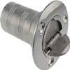 2''(50mm) MARINE Boat Gas/Fuel/Water/Waste/Diesel Deck Fill/Filler with Keyless Cap, Polished 316 Stainless Steel Hardware for Boat Yacht Caravan (WATER, 2'') view 3