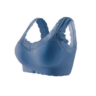 Women Bras Bralette Top Sexy Lace Flowers Underwear Ladies Beauty Back Lingerie Sports Push Up Bra Cozy Chest Tube Top (Bands Size : 40-70KG, Color : 2)