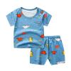 Baby Boy Girl Clothes OutfitsCottonPrinted TopCasual2PC Set Baby Gift Set Boy (Blue, 0-6 Months) view 2