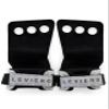 LEVIERO Woddies Gymnastics Grips for Crossfit, Pull-Ups, Weightlifting - Soft Leather, Comfort Fit, Durable WOD Grips for Adults S Black view 1