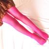 Flash Girls Silk Mesh Pantyhose Tights Kids Fishnet Stocking Stockings Girls Pants Girls Sweatsuits (Hot Pink, One Size) view 2