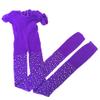 Flash Girls Silk Mesh Pantyhose Tights Kids Fishnet Stocking Stockings Girls Pants Girls Sweatsuits (Purple, One Size) view 1