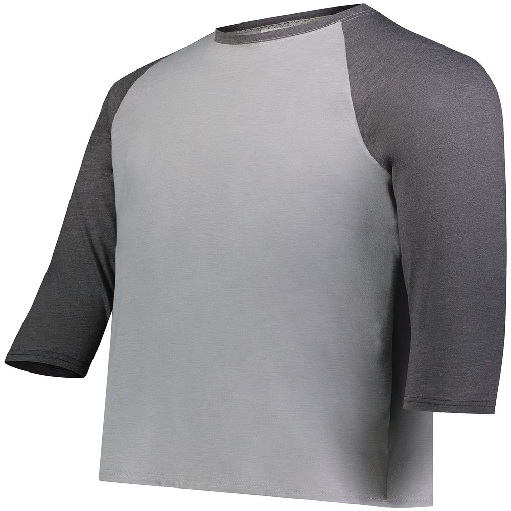 Gameday Vintage 3/4 Tee Grey Heather/Carbon Heather M