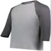 Gameday Vintage 3/4 Tee Grey Heather/Carbon Heather M view 1