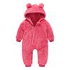 Coat Girls Bear Snowsuit Warm Hooded Baby Jumpsuit Thick Boys Infant Girls Coat&jacket Womens Snow (Red, 0-6 Months) view 1
