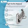 MARINE CITY Stainless Steel Rail Mount Anchor Bracket, 35 lb Capacity  Fits 1 to 1-1/4 Inches Vertical Stanchions, Corrosion-Resistant, Easy Install, for Marines, Boats, Yachts, Ships view 3