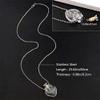 1PC Clear Heart Vial Perfume Bottle Necklaces Stainless Steel Chain Make a Wish blood vial necklace Women Jewelry view 4