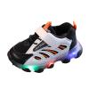 Light Shoes Kids Sneakers Baby Girls Led Sport Children Luminous Bling Baby Shoes Black Shoes (Black, 2-2.5 Years) view 1