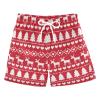 Aflyko Christmas Board Shorts Reindeer Xmas Tree Heart Swim Trunk Bathing Suit New Year Boys Girls Beach Swimwear Quick Dry Swimming Shorts All Day Shorts Gym Shorts M view 1
