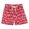 Aflyko Christmas Board Shorts Xmas Snowflake Bathing Suit Boys Girls Beach Swimwear Quick Dry Swimming Swim Trunk Gym Shorts 4T view 1