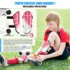 Shin Guards Soccer Youth Kids Boys Girls Toddler Shin Pads Child EVA Cushion Protection Reduce Shocks Injurie Calf Protective Gear Suitable for 4 5 6 7 8 9 10 11 12 Years Old view 3