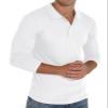 Askdeer Men's Polo Shirts Long Sleeve Slim Fit Casual Shirts Classic Stretch Polo T Shirt Golf Shirts White view 2