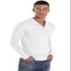 Askdeer Men's Polo Shirts Long Sleeve Slim Fit Casual Shirts Classic Stretch Polo T Shirt Golf Shirts White view 4